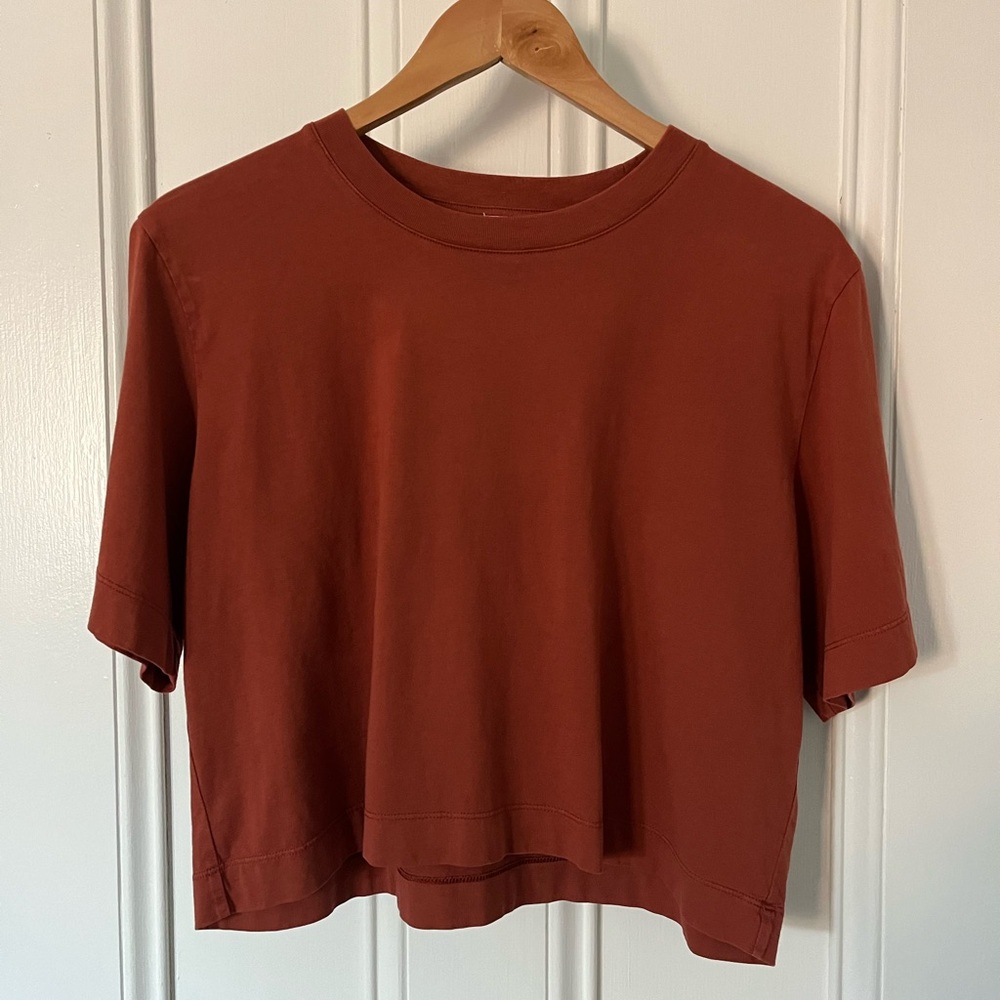 100% cotton boxy tee